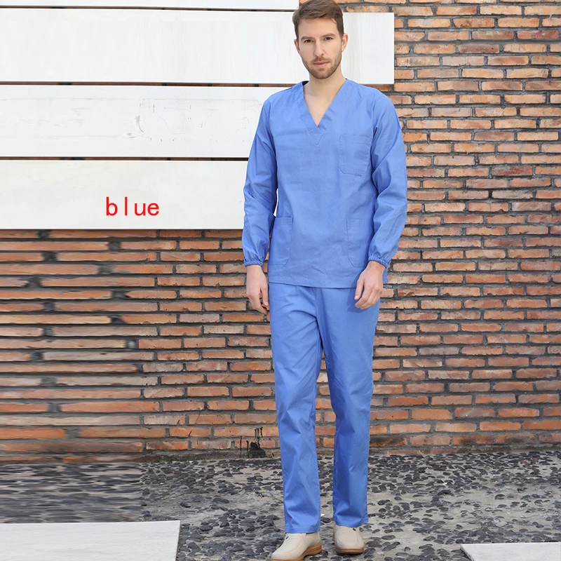 Медицинская Униформа с длинным рукавом и V-образным вырезом | Тематическая одежда