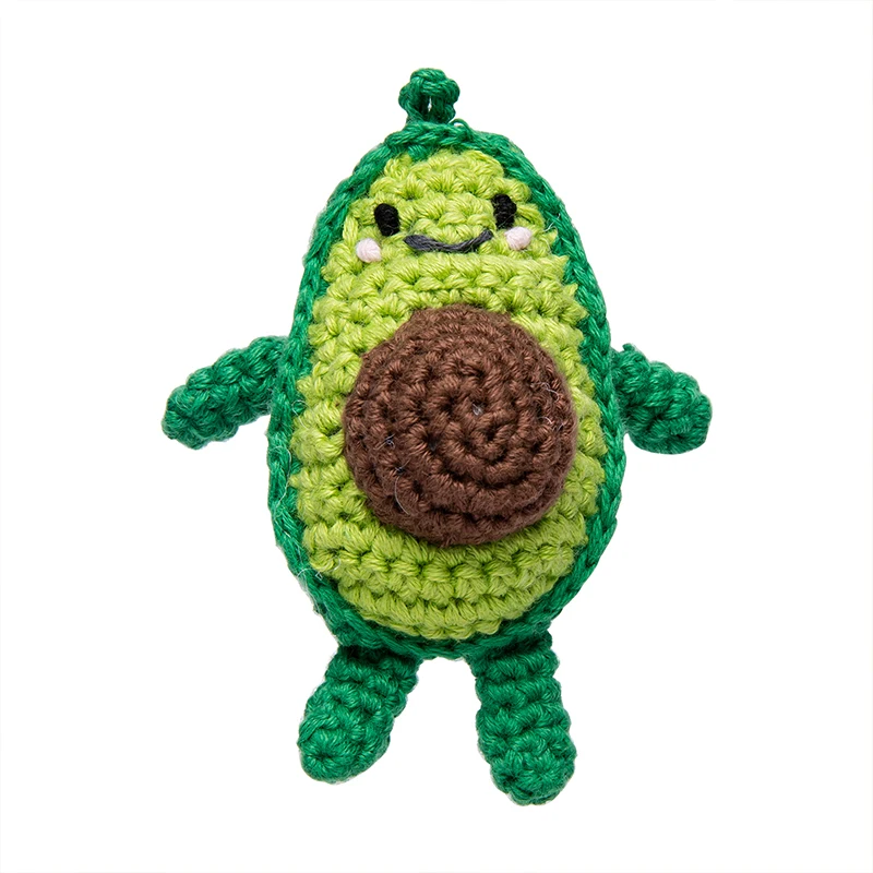 

1PC Baby Nursing Cute Cartoon Crochet Avocado Pendant for Baby Mobile Pram Crib Ring Accessories Newborn Grasping Toys