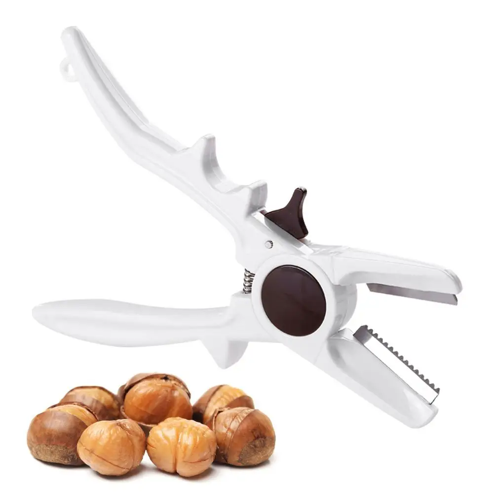 

Chestnut Cracker Stainless Steel Chestnut Clip Walnut Pliers Metal Cracker Sheller Nut Opener Cutter Kitchen Gadgets And Accesso