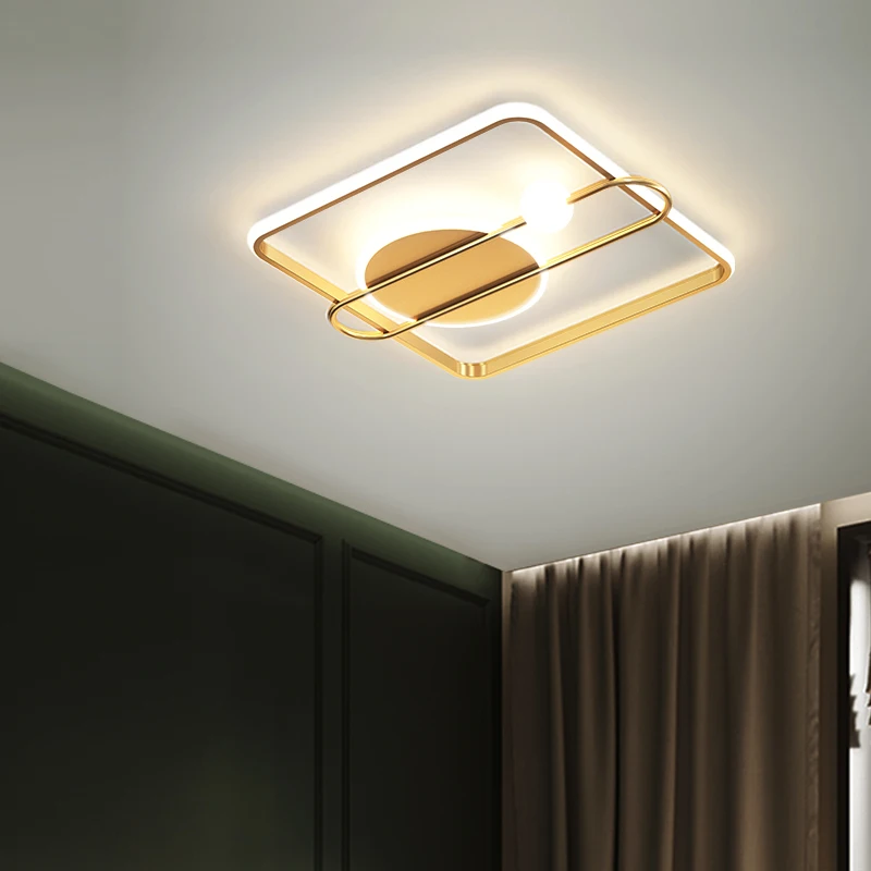 

LED Ceiling Light Surface Mounted Panel Lamp Minimalist Romantic Creative Light Color Living Room Bedroom Lamp Led Ceiling Light
