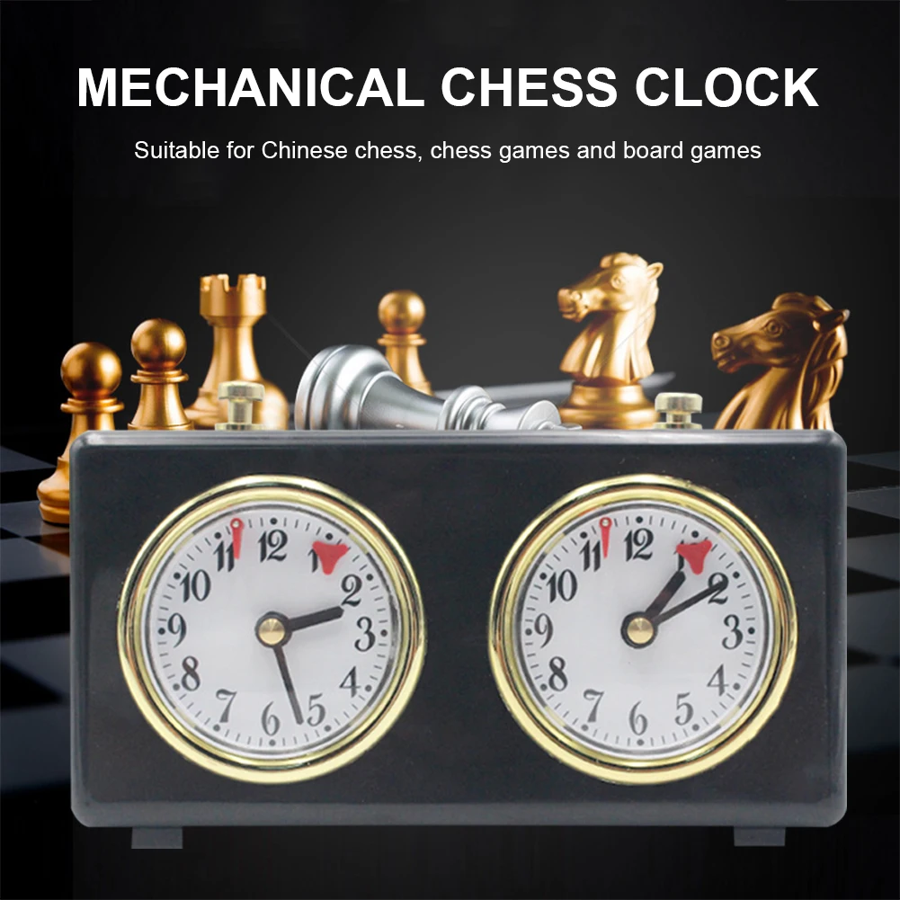 International Checkers &amp Chess Board Game Accessory Windup Clock Timer Competition Set | Спорт и развлечения