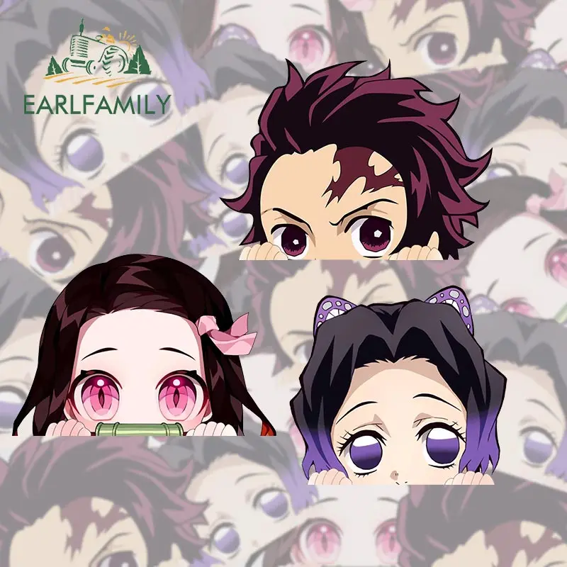 EARLFAMILY 13 см наклейки на автомобиль для рассекающего демонов фургон окна