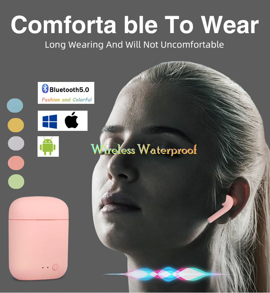 Беспроводные наушники Mini 2 TWS Bluetooth гарнитура спортивные стереонаушники с