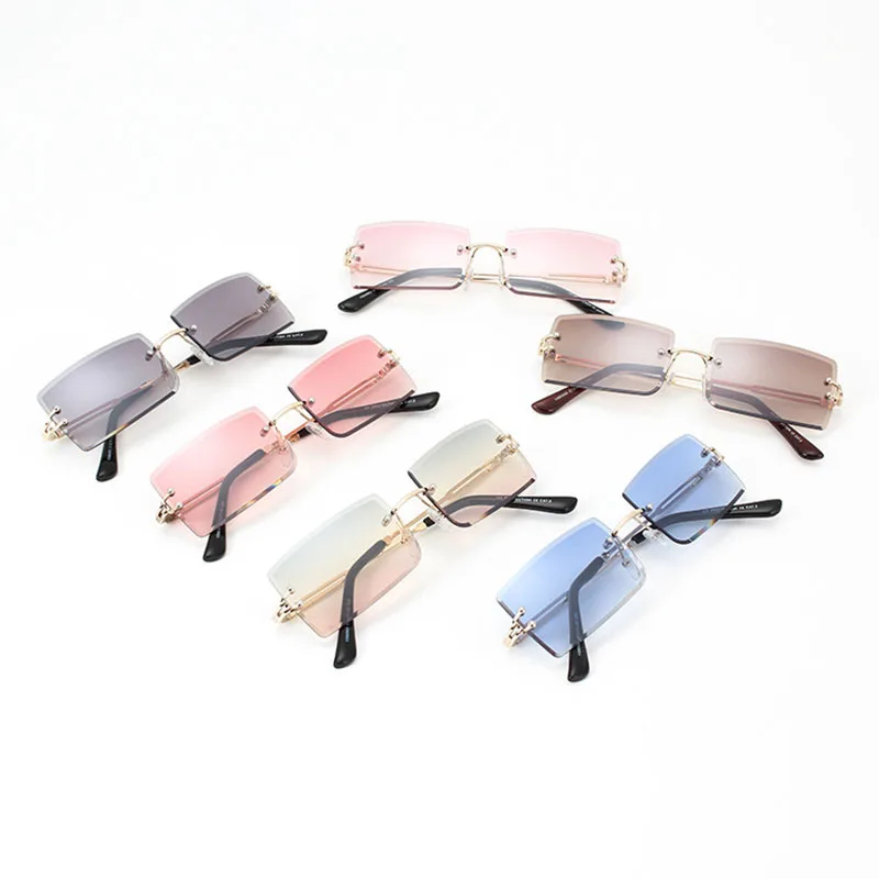 

Fashion Cycling Sunglasses Women Rectangle Sunglasses Summer Frameless Sunglasses Men Polarized Glasses Outdoor Sun Protection