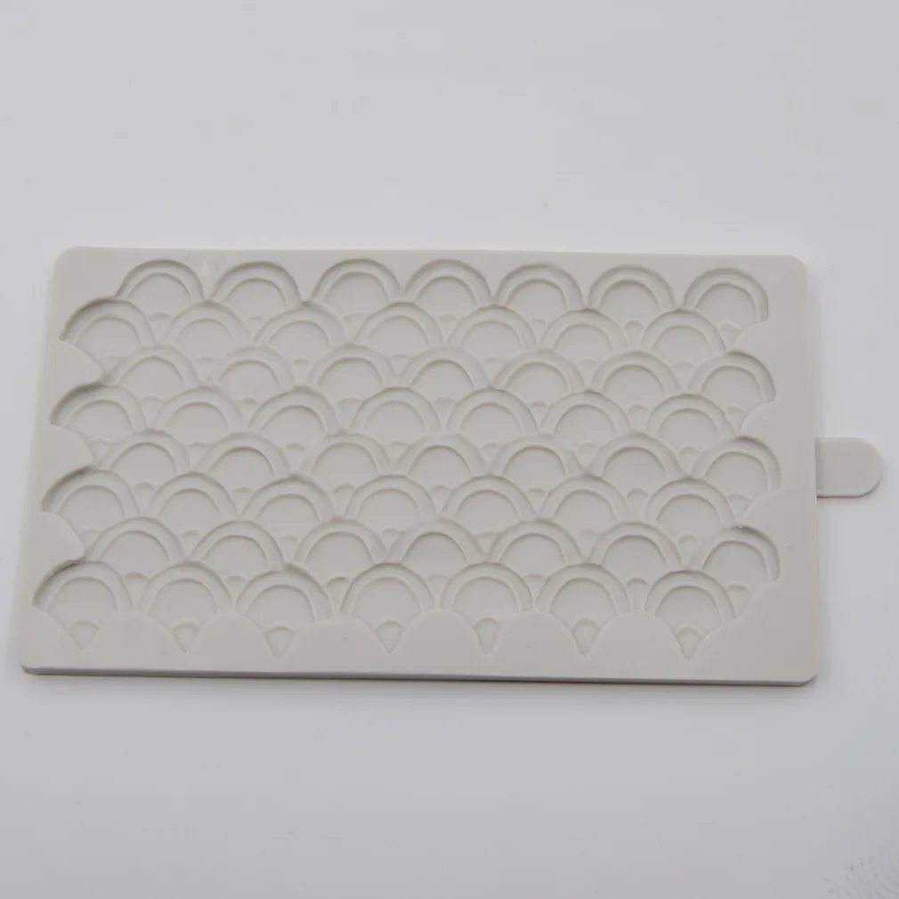 Круглая кнопка силиконовая форма кружевной коврик для помадки инструмент