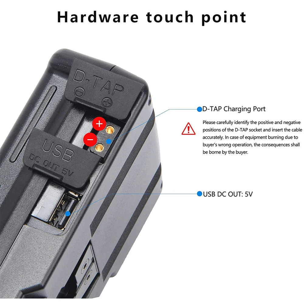 Литий-ионный аккумулятор 14 8 В BP-95/BP-160 с V-образным креплением для светодиодной