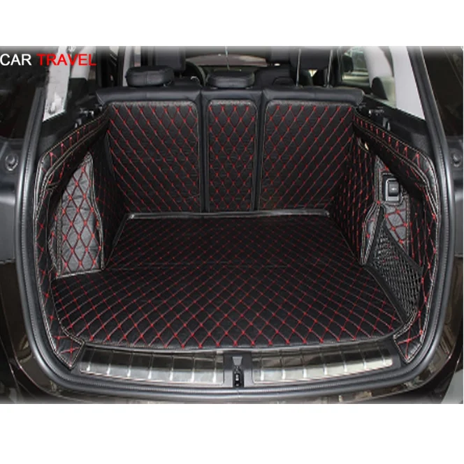 Good carpets! Full set car trunk mats for BMW X1 F48 2017 waterproof boot carpets cargo liner mat for BMW X1 2016