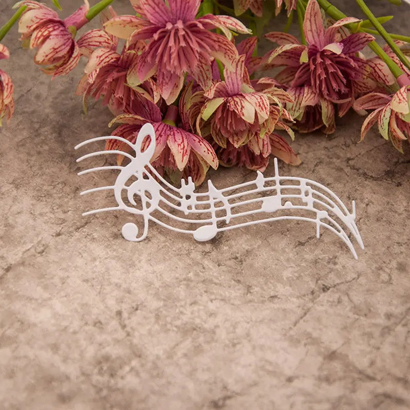 

Metal Cutting Dies for DIY Scrapbooking Album Music Note Symbol Craft Die Cut Maker Paper Cards Decor Template Stencils Crafts