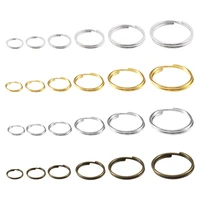 100pcslot double loops 4 5 6 7 8 10 12mm open jump rings open split ring for jewelry making diy jewelry making accessories