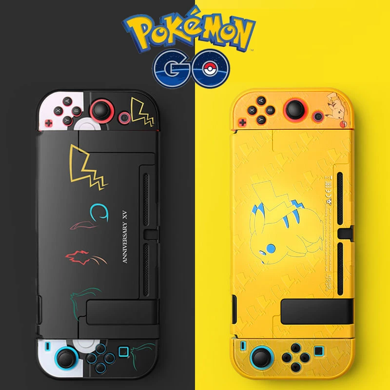 Чехол с покемоном Пикачу Nintendo Switch матовый чехол разрезом мультяшный милый