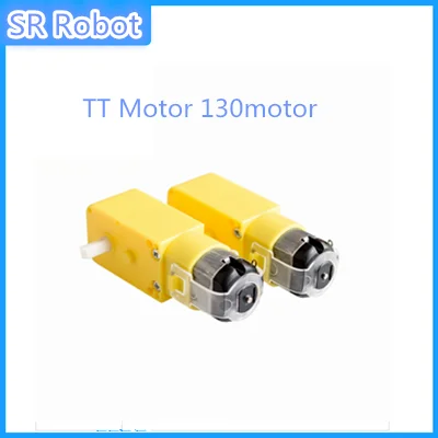 2 шт. двигатель TT 130 умный автомобиль робот-редуктор для Arduino DC3V-6V редуктора