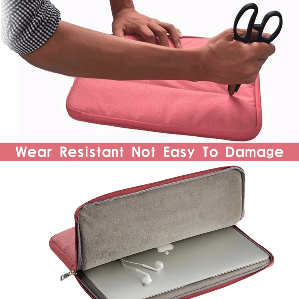 

Laptop Bag Sleeve 11.6/12/13.3/14/15.6 Inch Notebook Sleeve Bag for Macbook Air Pro 13 15 Dell Asus HP Acer Laptop Case