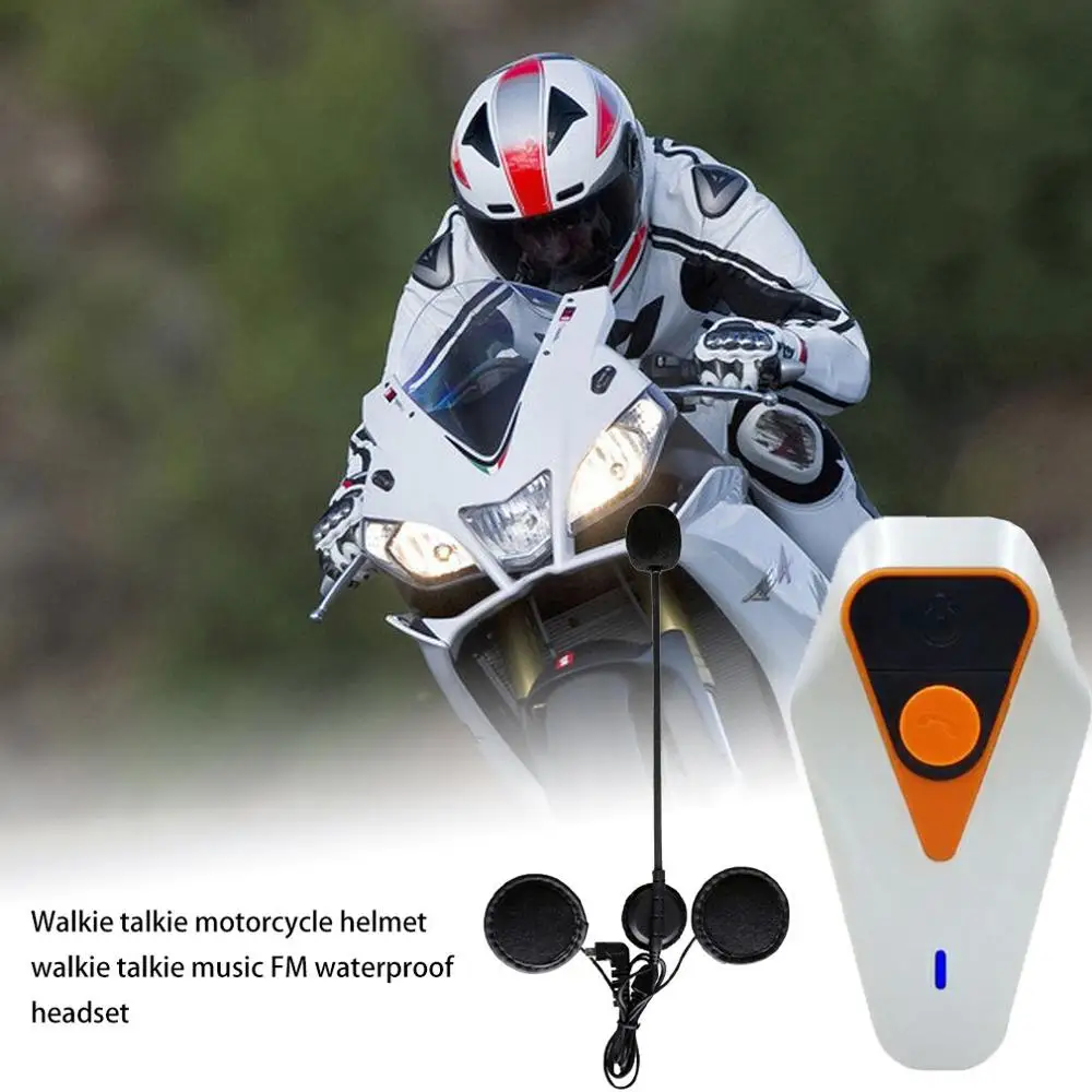 

Wt002 1000M Ip67 Waterproof Motorcycle Helmet Walkie-Talkie Motorcycle Walkie-Talkie Headphones With Fm Radio