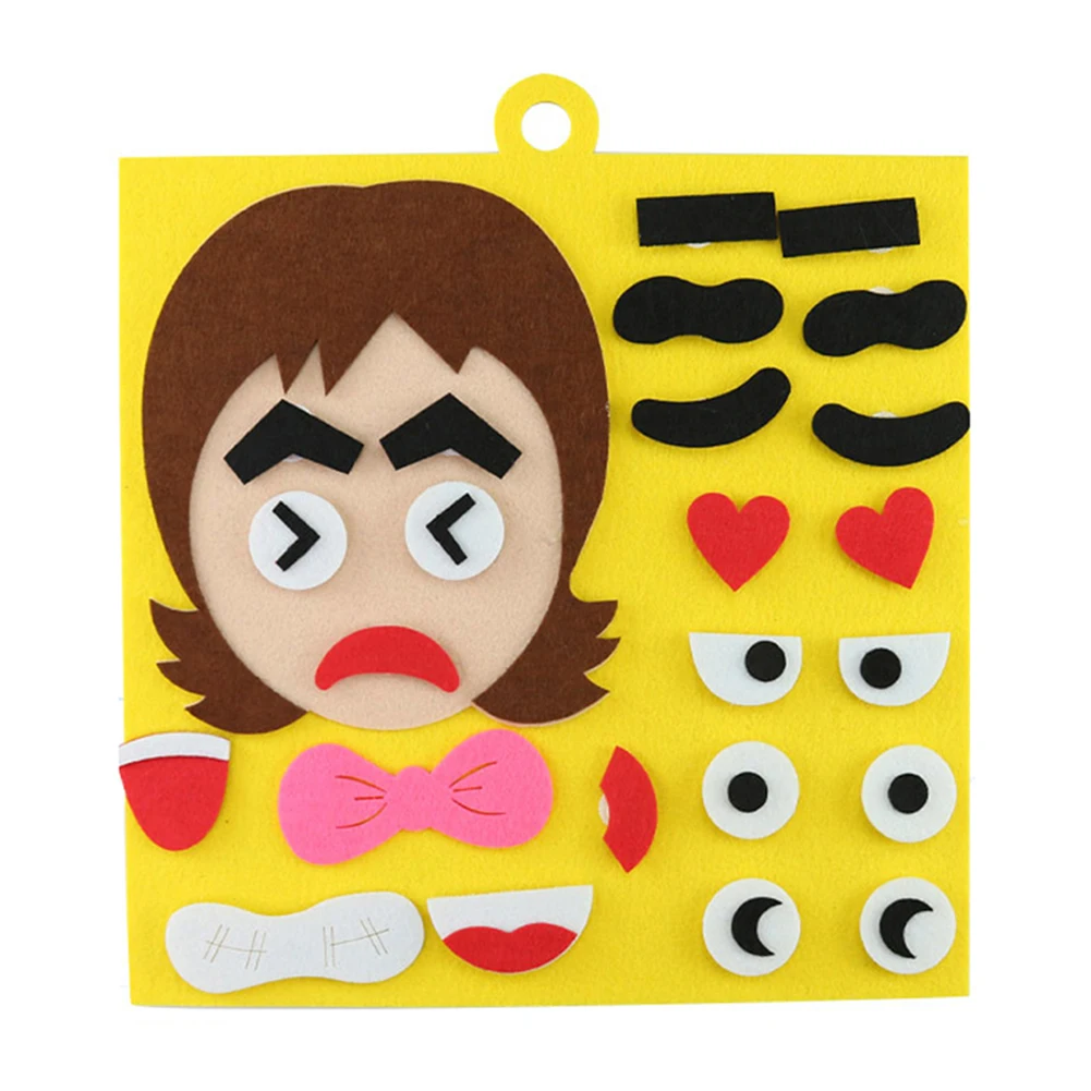 

Safety Felt Cloth Book Infant Kids Educational Toys DIY Resistance Bite Puzzle Classic Educational Assemble Toys