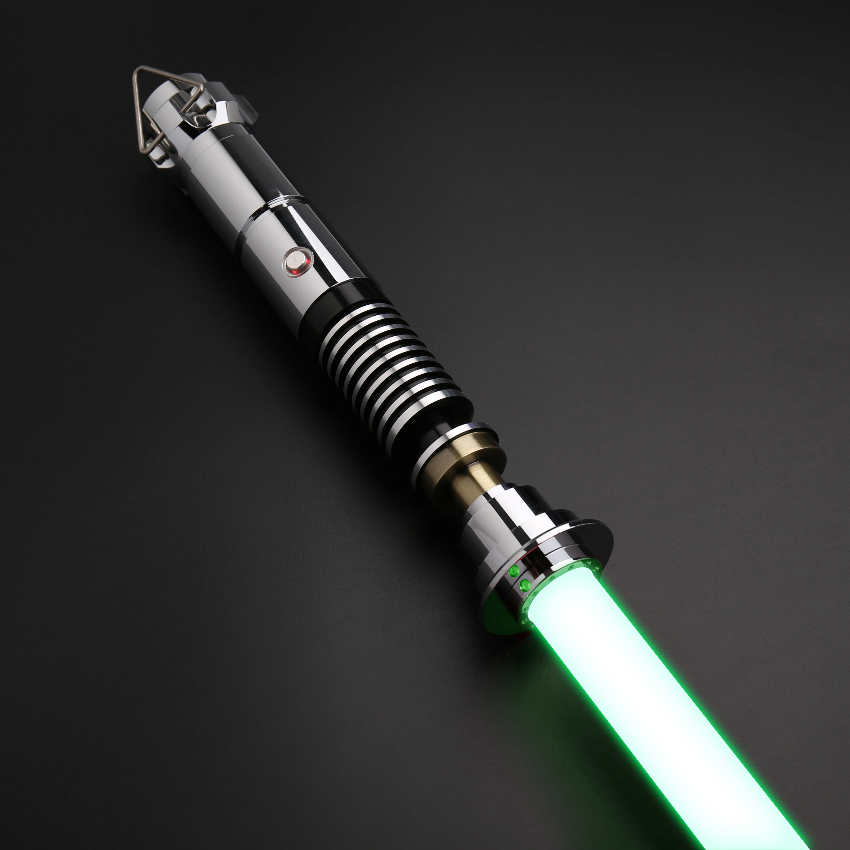 

SaberFeast Luke Smooth Swing Lightsaber Laser Sword Dueling Skywalker 10 Soundfonts Glossy Metal Handle RGB Blade Xmas Toy Gift