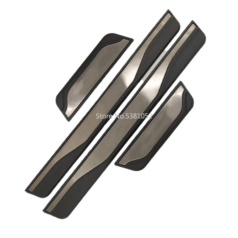 Высокое качество Нержавеющая сталь Накладка порога Добро пожаловать педаль для