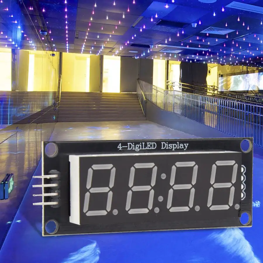 Светодиодный трубчатый модуль с 7 сегментным 4 значным дисплеем подходит для