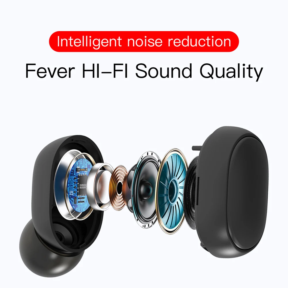 Цифровая беспроводная Bluetooth-гарнитура E6S IPX4 с функцией интеллектуального