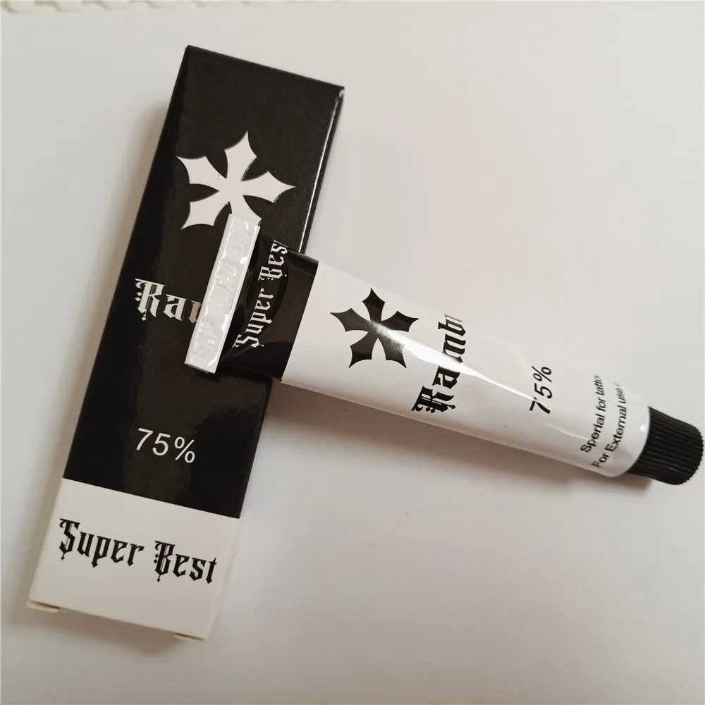 

75% RAMBO Super Best Before Tattoo Cream Painless Piercing Microblading Numb Permanent makeup Body Eyebrow Lips Reliever 10g