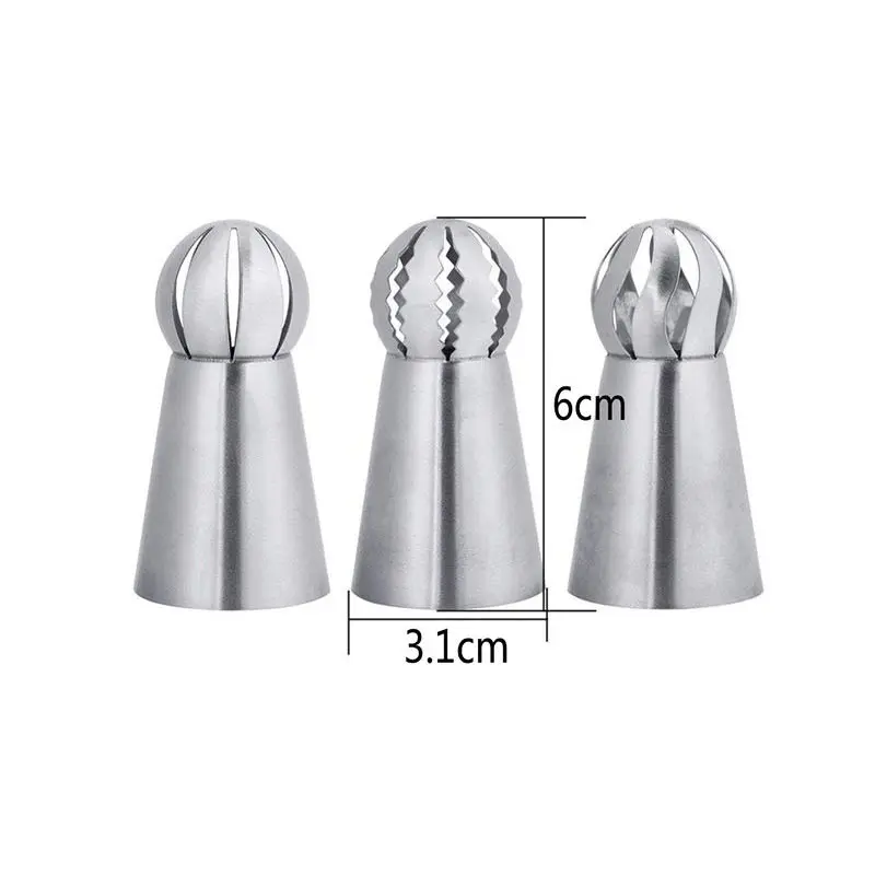 3 шт./компл. насадки для кондитерских изделий из нержавеющей стали | Дом и сад