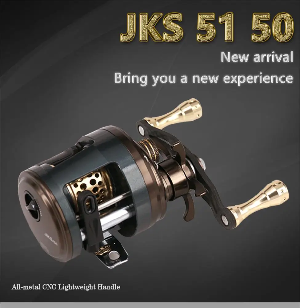 

DEUKIO 11+1 Bearings Round Profile Baitcast Reel Light Lure Casting Reel For Stream Trout Fishing Left/Right Hand Optional