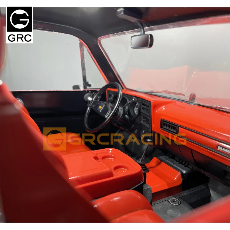 GRC para coche a control remoto 1/10 TRAXXAS TRX4 Chevrolet Blazer interior pioneer 1979, piezas de modificaci&oacute;n de asiento de consola central de simulaci&oacute;n G161KB-2