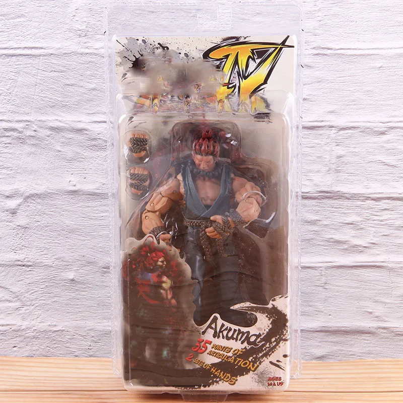 Akuma NECA Классическая игра Чун-ли Чун Ли фигурка акума фигурка ПВХ Коллекционная модель игрушки для мальчиков подарок - Цвет: Akuma