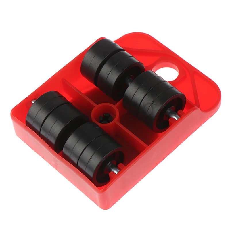 

1pc 10x8cm Furniture Lifter Heavy Professional Roller Move Tool Set Wheel Bar Mover Sliders Transporter Trolley For 200kg/440Lbs