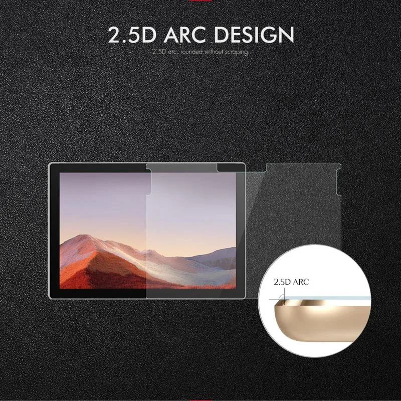 Soaptree закаленное стекло для microsoft Surface Pro 7 12,3 дюймов планшетный экран протектор Flim Surface Pro 7