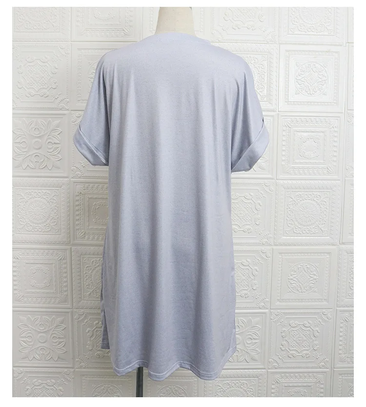 

Women Sexy Fashion Women's Round Neck Print Loose Short Sleeve Dress Casual Simple Top Daily Wear Loose Dress Ropa Mujer Dresses