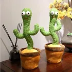 Танцующий кактус игрушка электронная Танцующая игрушка кактус украшение электронный танцующий кактус для детей пение и танцующий кактус