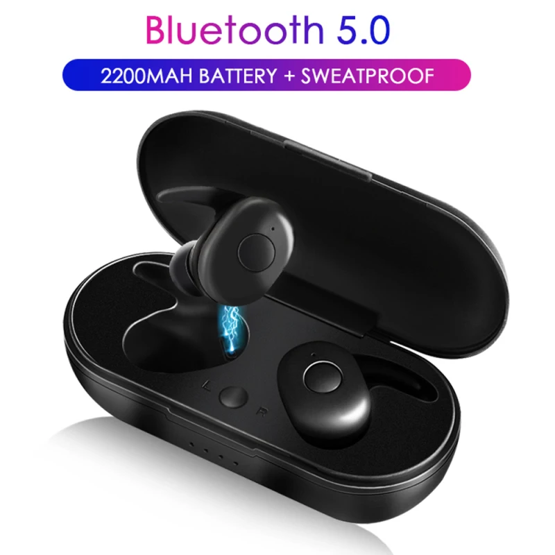 B1 наушники-вкладыши TWS с Беспроводной Bluetooth 5 0 наушники стерео занятий спортом и