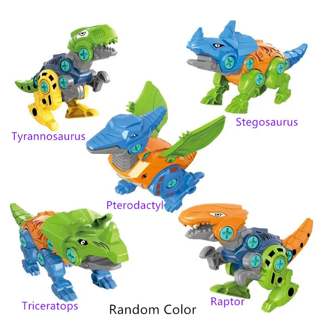 New Puzzle Assembled Tyrannosaurus Model Fit Transform Dinosaur Robot Toy For Kids Dinosaur Toys Gift 5
