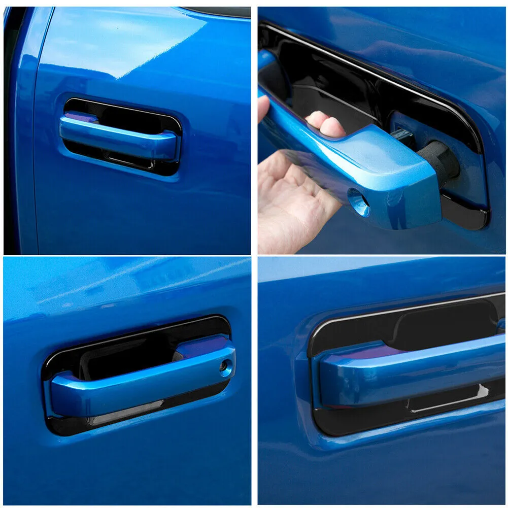 

Car Exterior Door Handle Cover Door Bowl Frame Trim Sticker For Ford F150 F-150 2014-2021 Car Exterior Decoration Accessories
