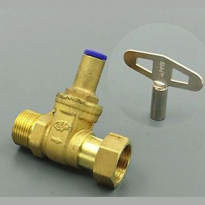 Латунный запорный клапан розетка соединения 3/4 дюйма BSP гнездовая и наружная