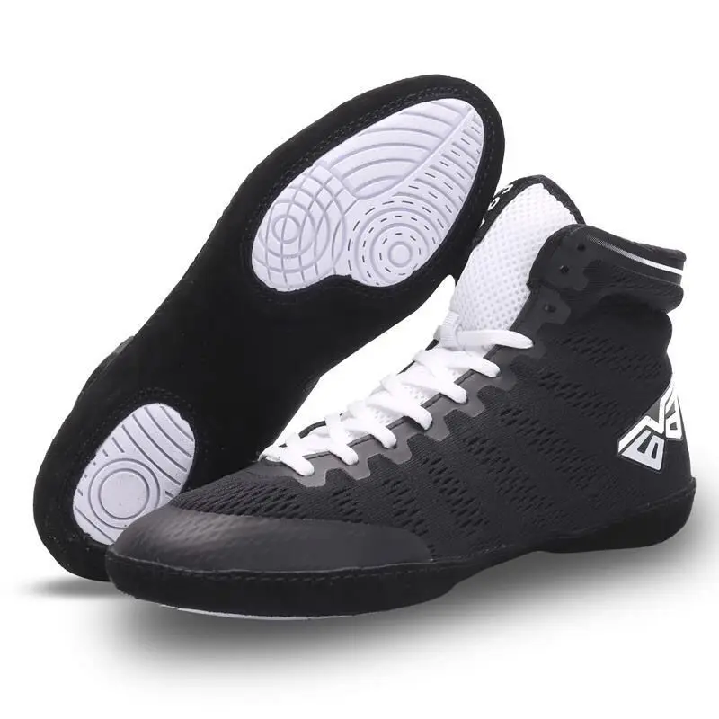 

New Professional Wrestling Shoes Men High Quality Breathable Wrestling Sneakers Light Boxing Shoes Mesh Boxing Footwears