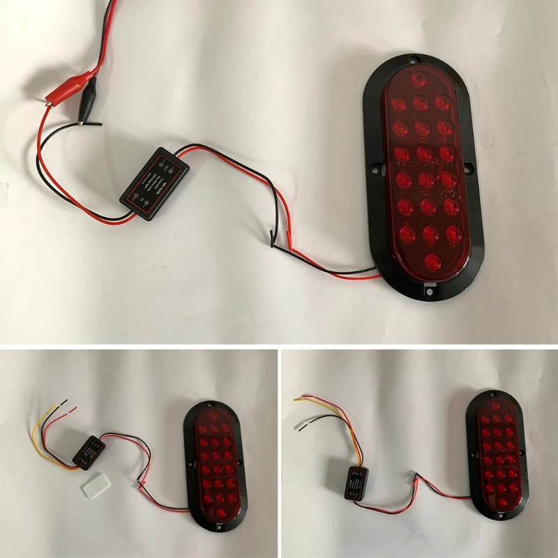 

Brake Light Flasher Module Flash Strobe Controller with Waterproof Protection 12V-30V Car Led Flash Tail Stop Light Accs