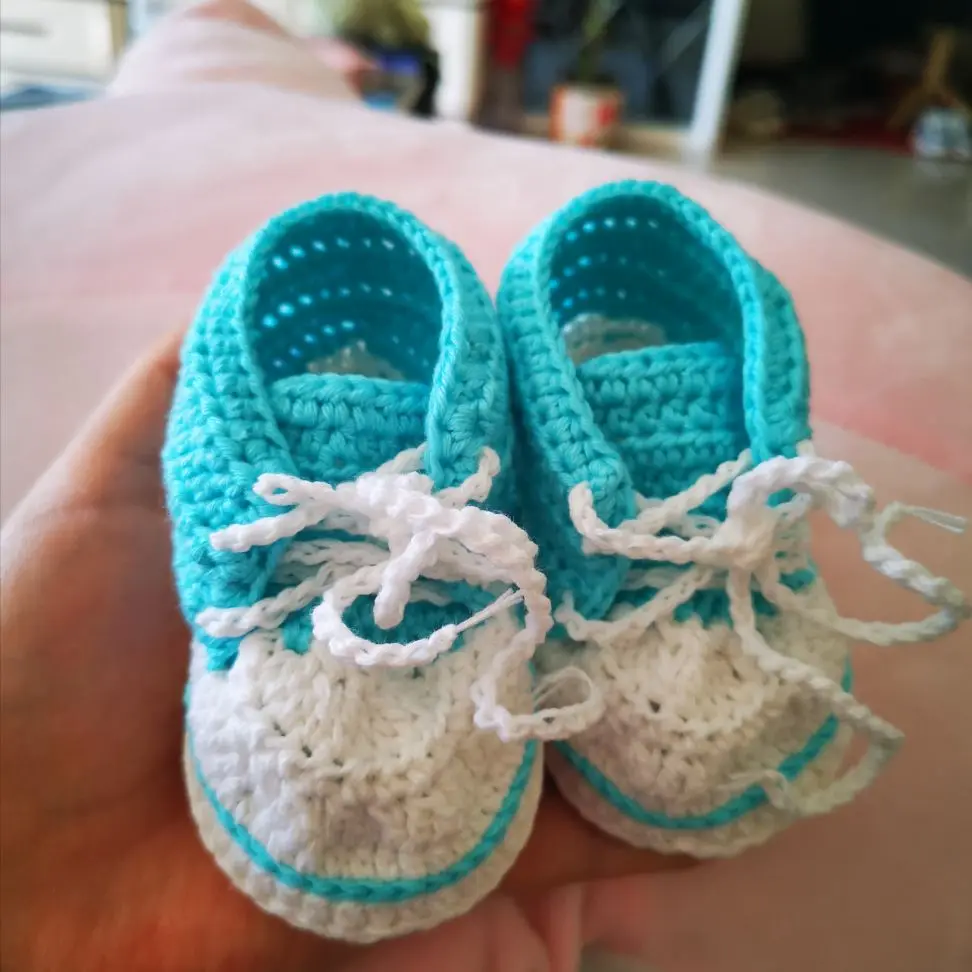 Новинка! Вязаные детские туфли ручной работы 100% весенние хлопковые Лоферы для
