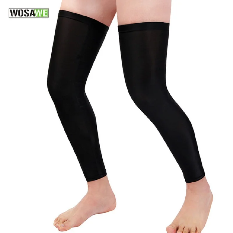 Велосипедные Светоотражающие леггинсы Wolfbike высокоэластичные с защитой от УФ