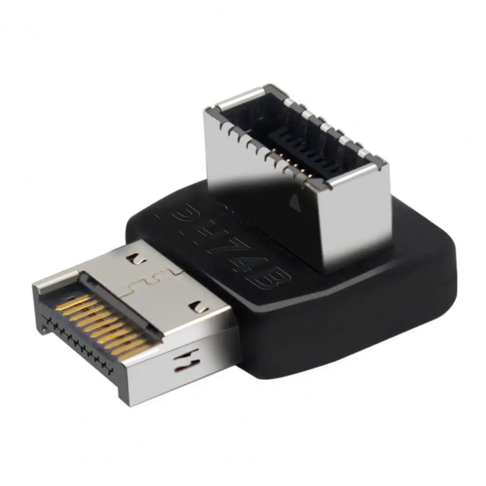 

Однотонный разъем USB3.1 Type-E с прямым углом, разъем для материнской платы, Plug Play, простая установка