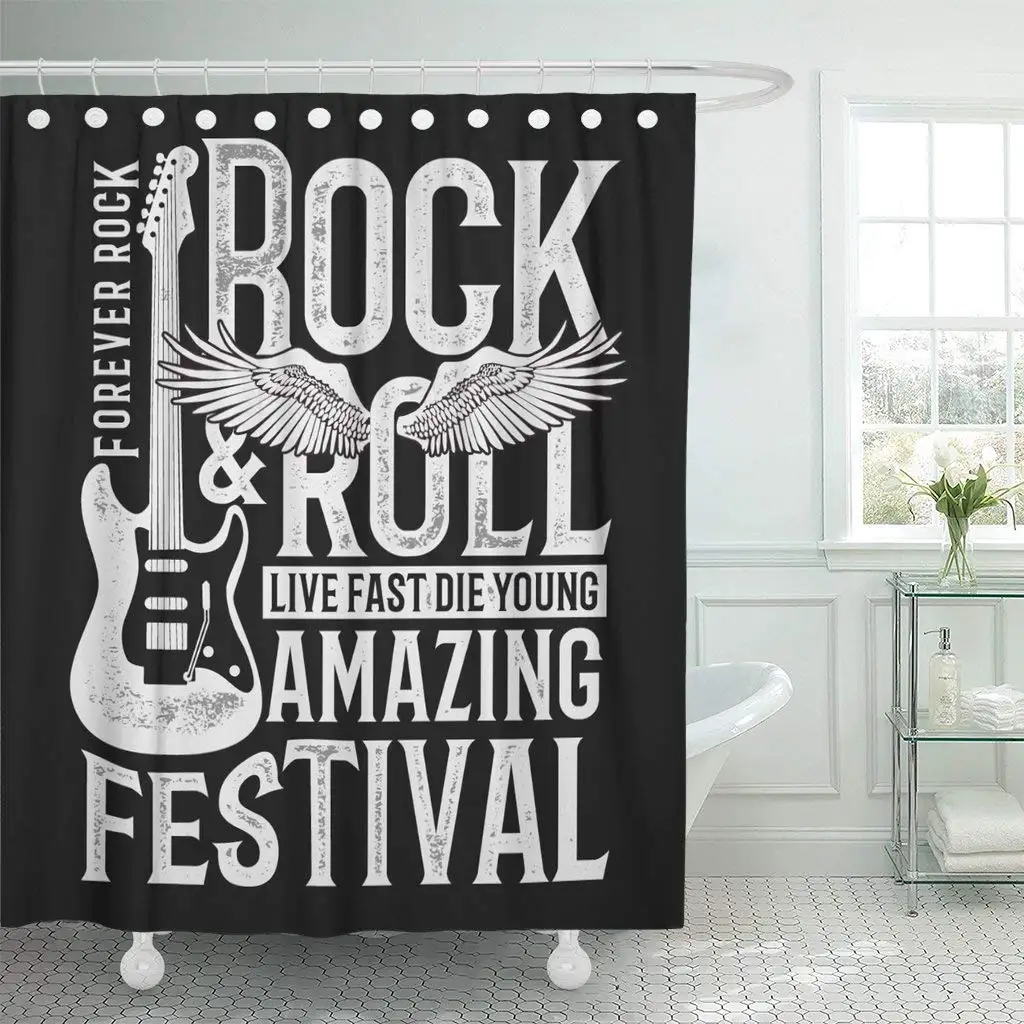 

Водонепроницаемая винтажная занавеска для душа, 60 х72 дюйма, с крючками