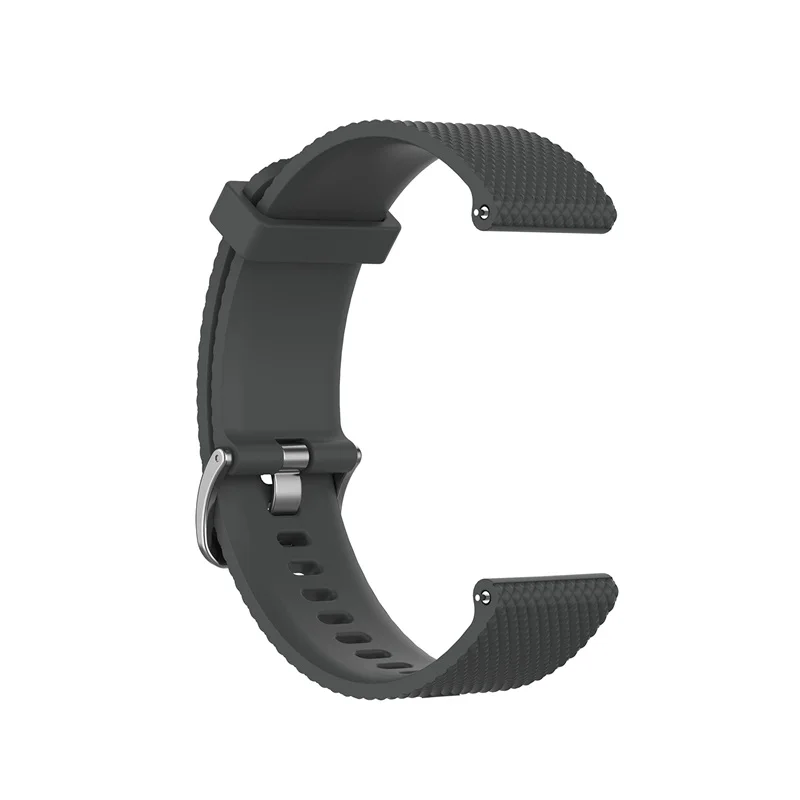 Ремешок силиконовый для спортивных смарт часов 20 мм 22 Garmin CAME Forerunner 645 245 м Vivoactive 3 GT