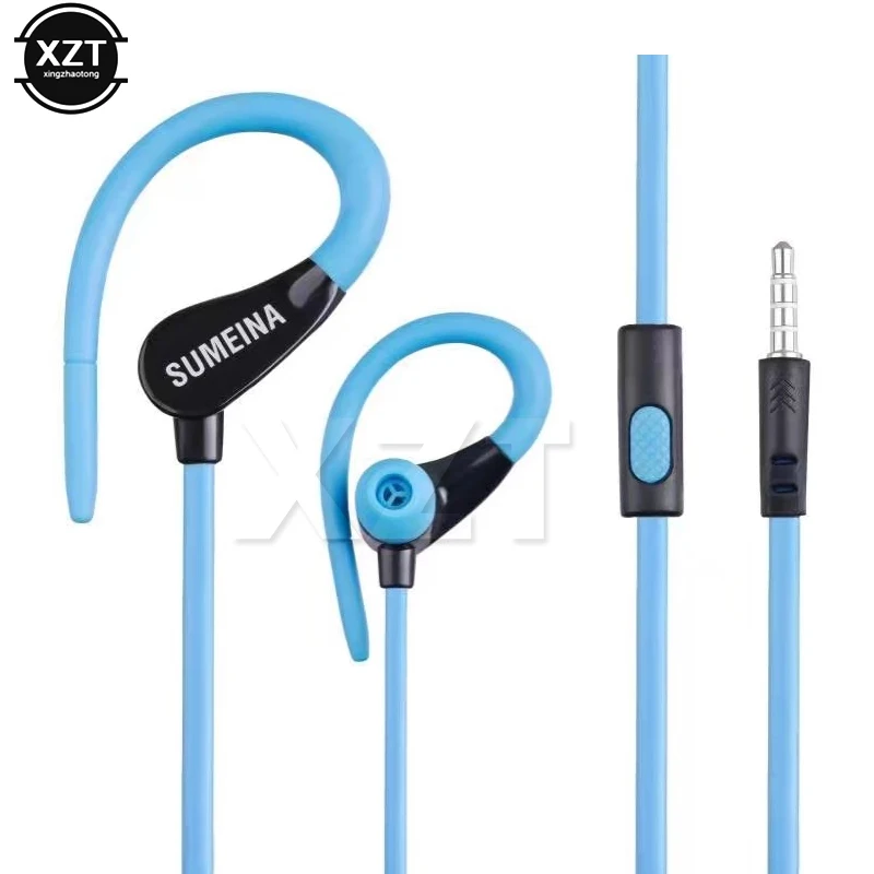

Novel SMN-11 Earphones Headphone 3.5mm Stereo Earhook Bass Sound Headset for Running Sport for Xiaomi Samsung iPhone Computer