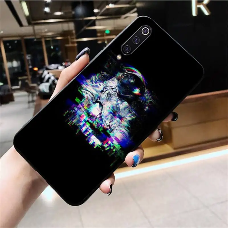 NBDRUICAI космический астронавт мягкий силиконовый черный чехол для телефона Huawei Honor 30 20 10 9 8 8x 8c v30 Lite view