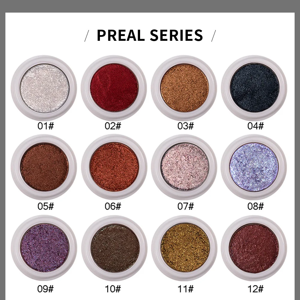 

12 Colors Eyeshadow Matte Eye Shadow Powder Pigment Long Lasting Bright Eyeshadow Makeup Eye Makeup Cosmetic