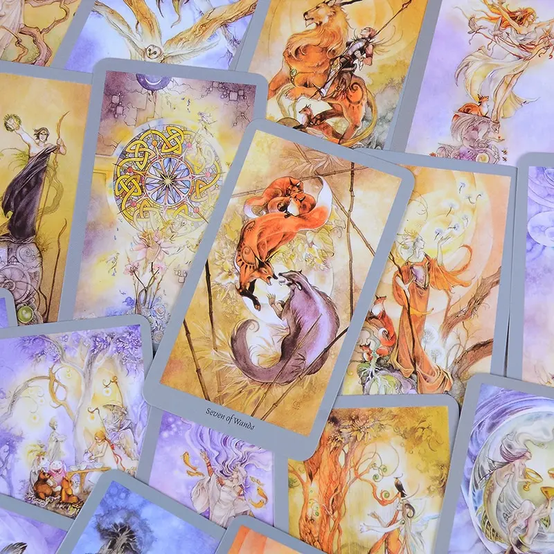 Карты Таро колода чтение легенды судьбы гадания для удачи карты игры 97 мм * 57 |