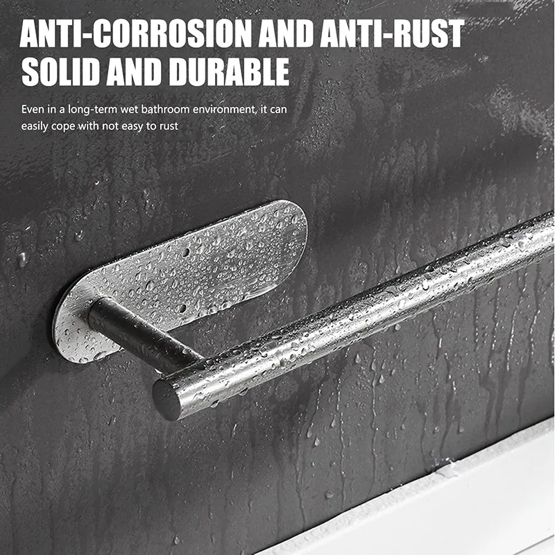 

Large Toilet Paper Holder Self-Adhesive Stainless Steel Racks Kitchen Cabinet Storage Roll Tissue Organizer Bathroom Accessories