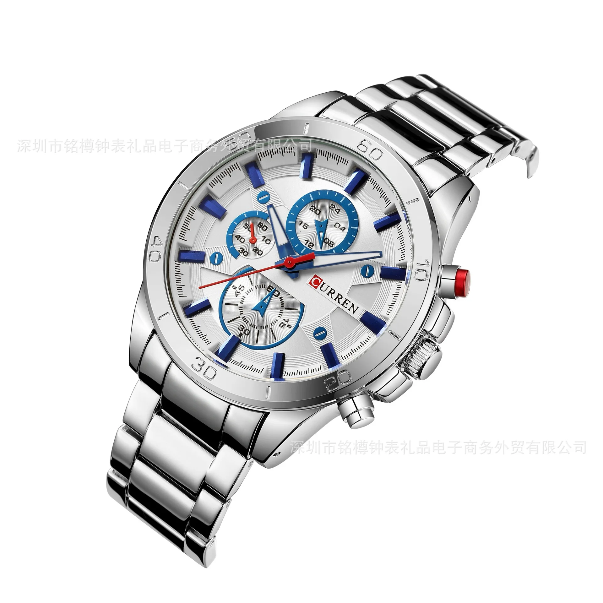 

New Men's Watch Steel Belt Quartz Watch Waterproof Business Men's Watch Unique Watch Casual Fashion Watch