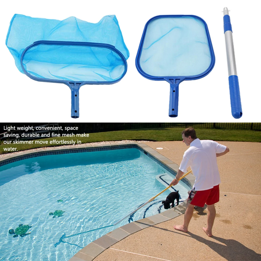 

Swimming Pool Net Tool Shallow/Deep Water Fishing Net Pool Cleaning Net Equipment Home Outdoor Fishing Pool Cleaner Accessories