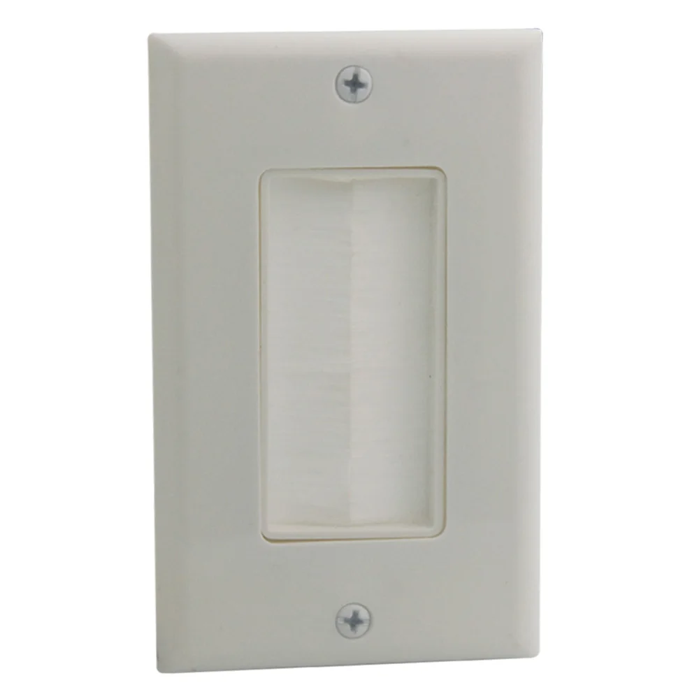 Щетка настенная пластина щетинка вставка крышка Выходная панель|wall plate|outlet panelwall